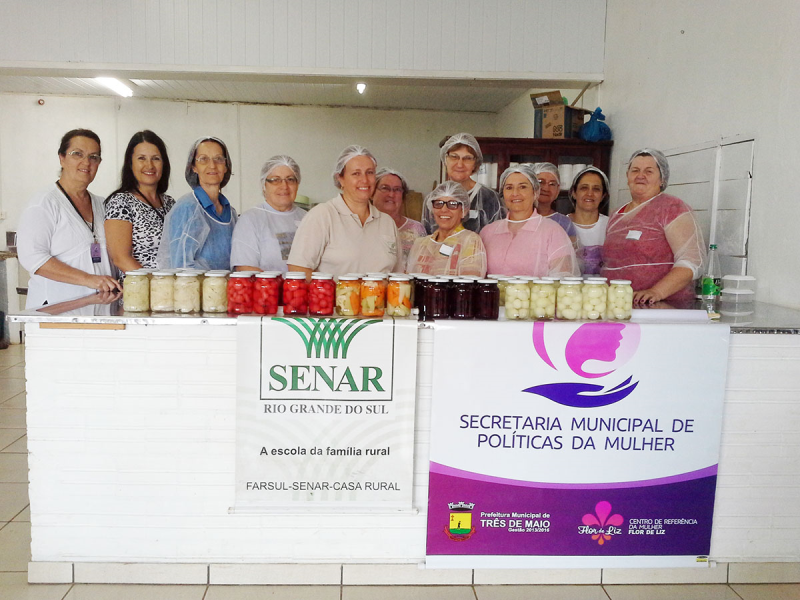 CURSO DE PROCESSAMENTO DE HORTALIÇAS INTEGRA PROGRAMAÇÃO DO MÊS DA MULHER